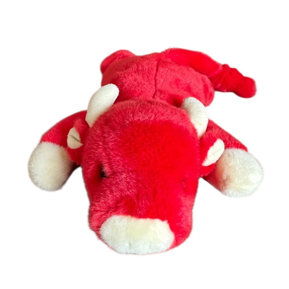 TY Beanie Buddies 1998 Large Plush SNORT THE RED BULL 14X7 EXCELLENT CONDITION